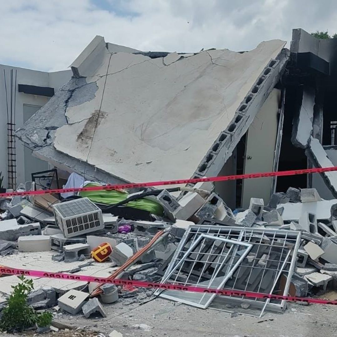Explosión casa Cadereyta